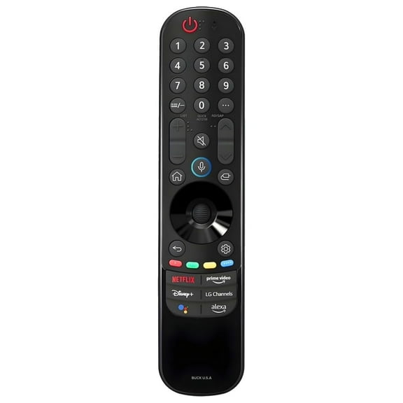 LG Magic Remote Control Replacement for 2019-2024 Smart TV Models - Easy Setup, Voice Control, Shortcut Keys - Works with LG OLED, QNED, NanoCell, UHD, WebOS, 4K/8K Smart TVs (MR19/20/21/22/23/24GA)