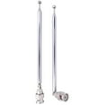 (2 Pack) BNC Radio Antenna with BNC Male Plug Connector Adapter