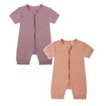 thumbnail image 1 of 2-Pack Baby Bodysuit Summer Outfit Romper Pajamas Jumpsuit Soft Short Sleeve Bodysuits Baby Boy Gifts 12-18M Baby Clothes, 1 of 4
