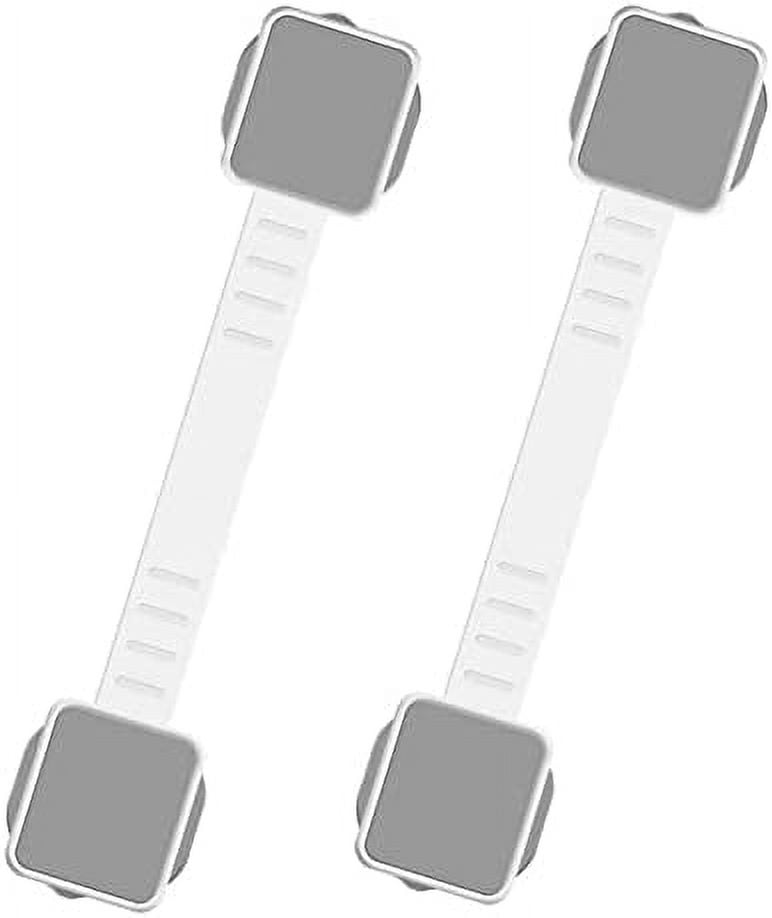 2 Pack Baby Proofing Safety Locks for Drawer Fridge Oven Dishwasher Doors, Toilet Seat