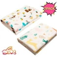 thumbnail image 1 of 2 Pack Baby Waterproof Bed Pad - 31*40in Washable Wetting Pads for Toddler Children Baby Crib Waterproof Mattress Pad Potty Training Pads Reusable Underpads Bed for Kids Adult Pets, 1 of 5
