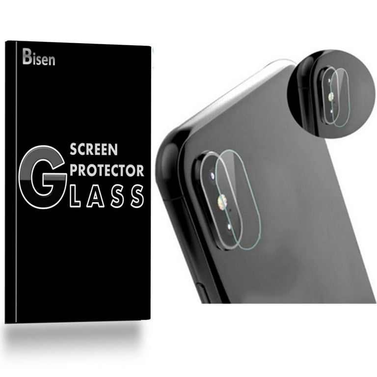 2-Pack] Back Camera of iPhone XS Max BISEN Tempered Glass Screen