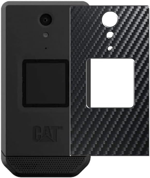 2 Pack Back Screen Protector Film, compatible with CAT S22 Flip Black
