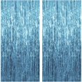 thumbnail image 1 of 2 Pack Backdrop Birthday Decorations Foil Curtain Backdrop Streamers Dance Party Decorations New Years Eve Party Supplies（3.28×6.56ft）, 1 of 6