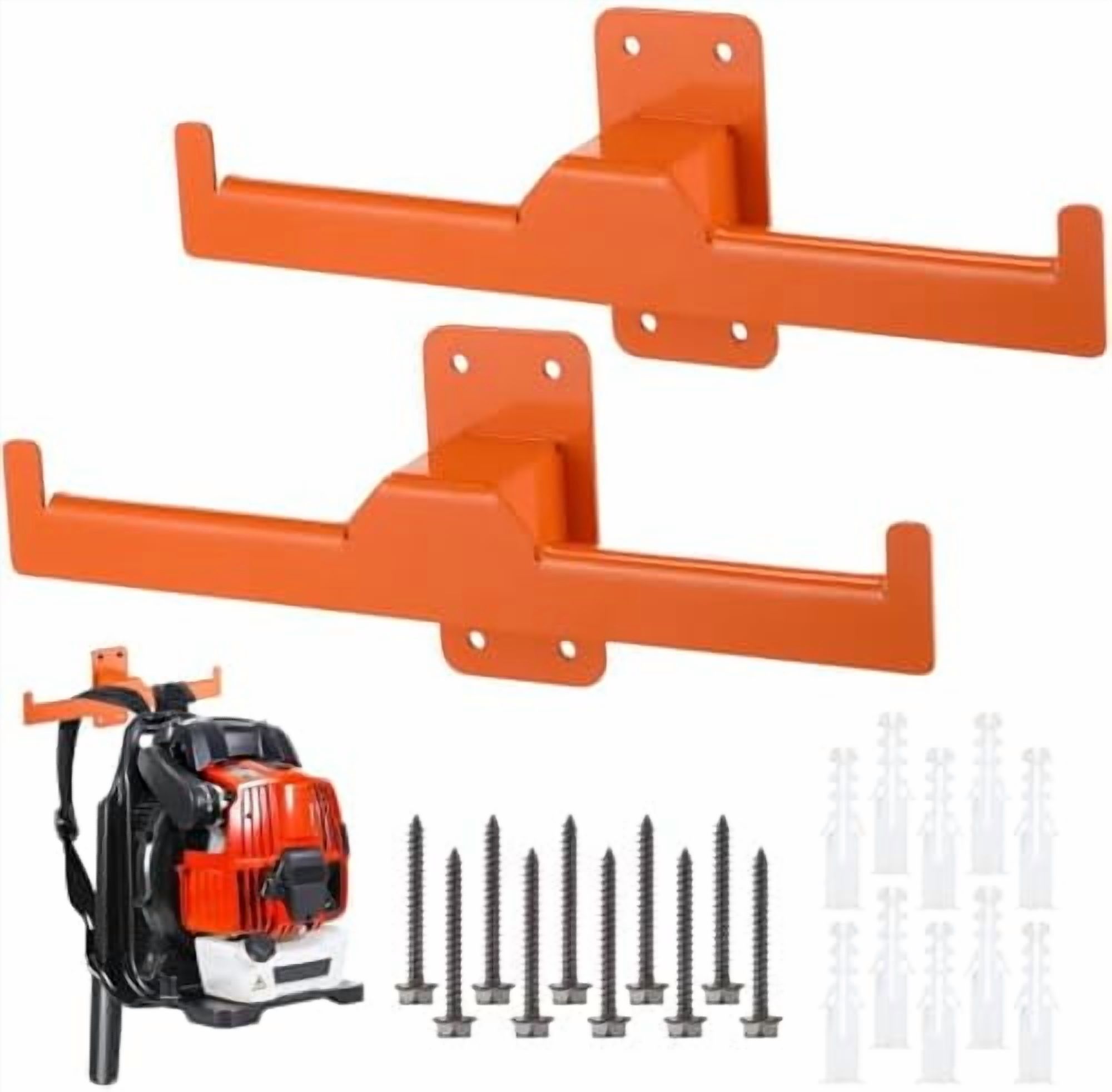 2 Pack Backpack Leaf Blower Hanger, Backpack Sprayer Rack Wall Mount ...