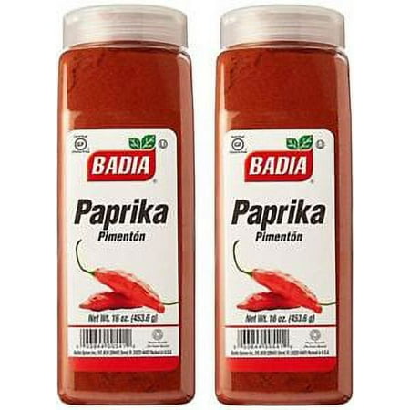 2 Pack Badia Paprika 16 oz. each plastic bottle