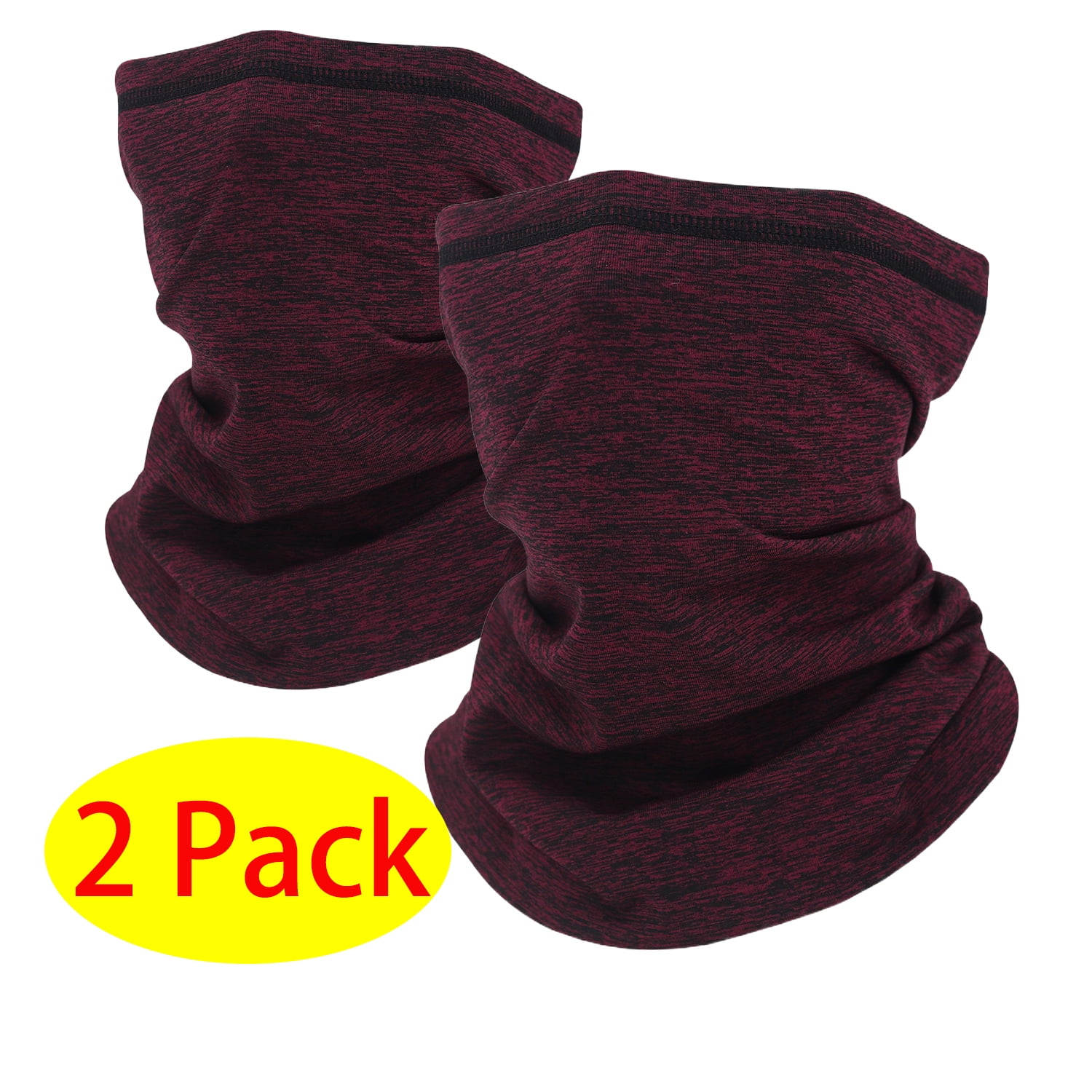 2 Pack Balaclava Ski Mask Half Face Cover for Men Women, Thermal, Windproof,Soft,Stretch Mask
