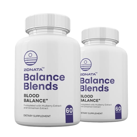 (2 Pack) Balance Blends Blood Balance*, BalanceBlends Blood Optimizer* Premium Formula - 120 Count