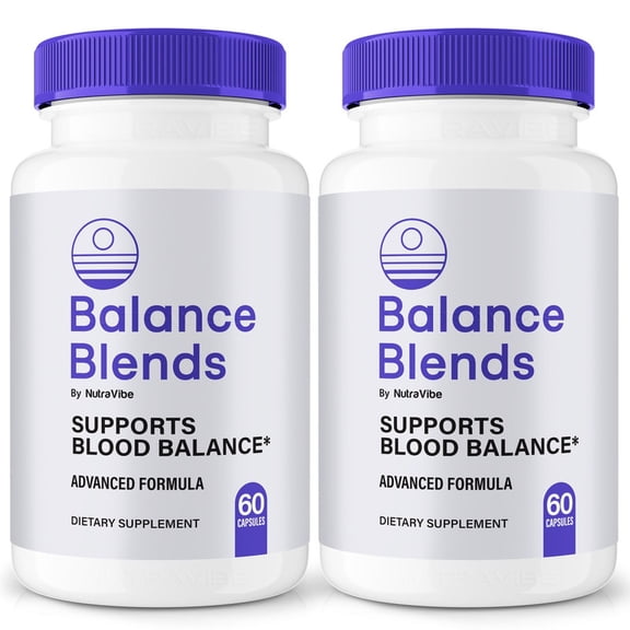 (2 Pack) Balance Blends Original Formula with a Clean Blend to Support Healthy Circulation, Natural Energy & Balanced Levels | Just 2 Easy-to-Swallow Pills Daily (120 Capsules)