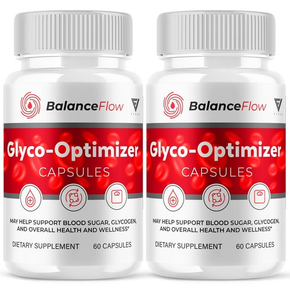 (2 Pack) Balance Flow Glyco Optimizer BalanceFlow Supplement, Balance Flo Maximum Strength Glycogen Support (120 Capsules)