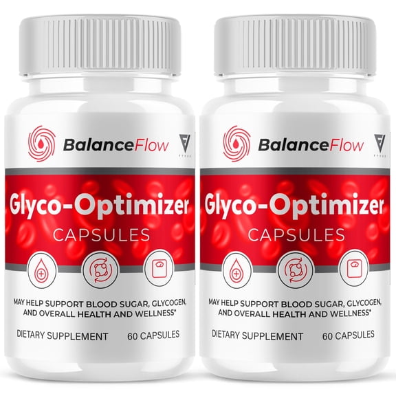 (2 Pack) Balance Flow Glyco Optimizer BalanceFlow Supplement, Balance Flo Maximum Strength Glycogen Support (120 Capsules)
