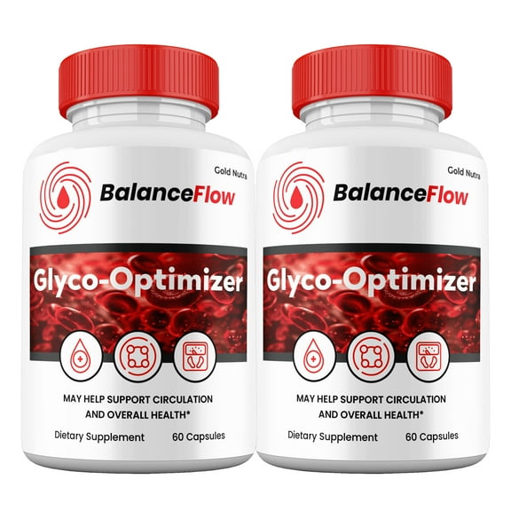 (2 Pack) Balance Flow Glyco Optimizer Capsules, Glycogen Supplement Balance Flow Pills Maximum Strength All Natural, 30 Day Supply