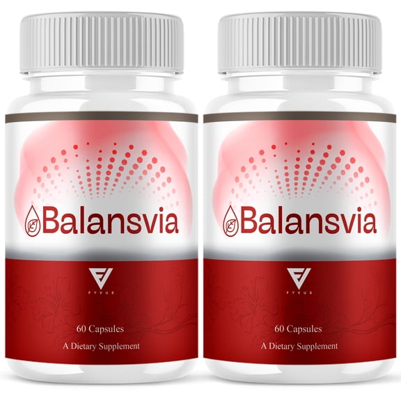 (2 Pack) Balansvia Advanced Blood Health Support, Balans Via Pills (120 Capsules)