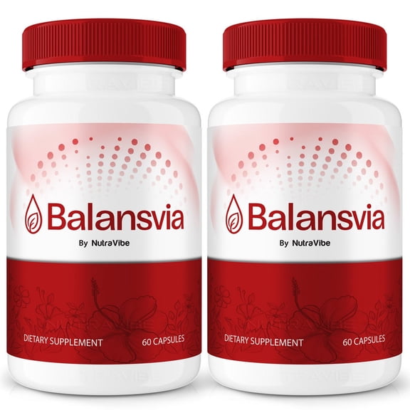 (2 Pack) Balansvia Capsules - Official Balansvia Pills to Maintain Overall Health, All Natural Blood Formula For Healthy and Stable Levels, Balansvia Review (120 Capsules)