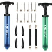 2 Pack Ball Pump Set with 12 Needles, 4 Nozzle, 2 Extension Hose - Great Air Pump for Exercise Sport Balls - Basketball Pump, Volleyball, Football & Soccer Ball Air Pump, Swim Inflatables