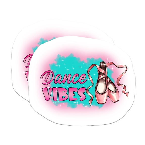 (2 Pack) Ballet Magnets - Dance Vibes - Dancer Refrigerator Magnet - 5" On Longest Side - Premium Magnet - for Cars, Refrigerators, Toolboxes, Lockers - Made in USA - MAG15172