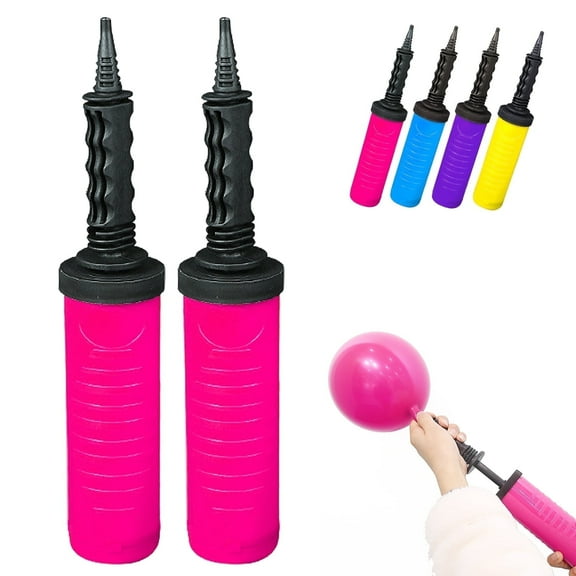 Balloon Pump 2 Pack Hand Manual Inflator, Balloon Manual Pump Blower Pump Suitable for Party Decoration Balloons Balloon Arch Kit Balloon Garland Foil & Confetti Balloon