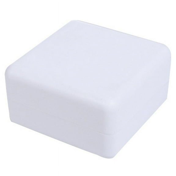 2 Pack Bamboo Soap Dish Case with Lid and Fixing Band,Bathroom Soap Dish,Portable Travel Soap Dish Holder,White,2 * Soap Dish,White