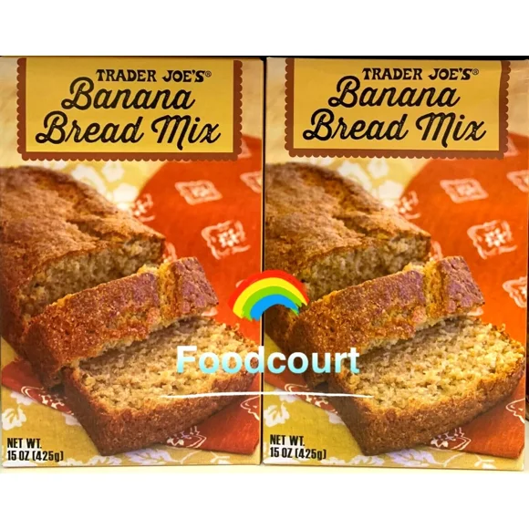 2 Pack Banana Bread Mix  15 oz Each (30 oz Total)  Easy-to-Make, Moist and Delicious Banana Bread in Minutes