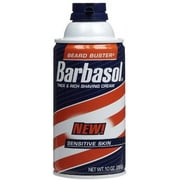 2 Pack - Barbasol Sensitive Skin Thick and Rich Shaving Cream, 10 Oz Each