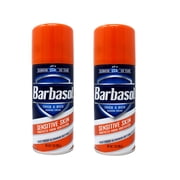2 Pack - Barbasol Shave Cream, 7 Ounce Sensitive Skin