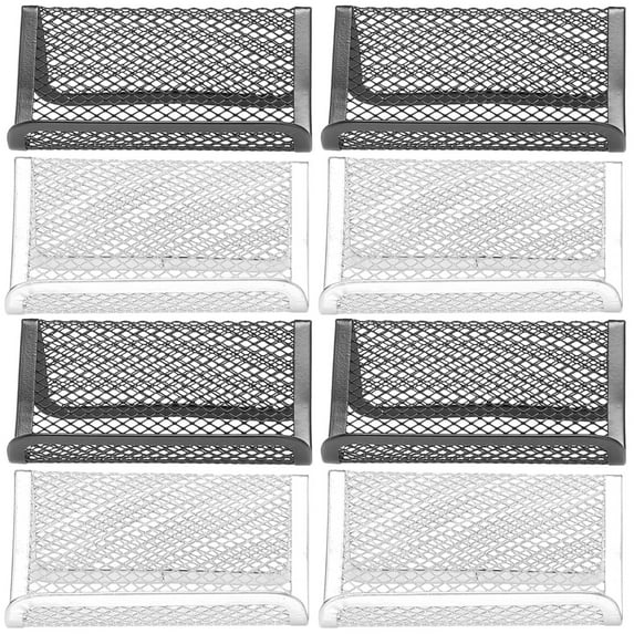 Set of 2 Business Organizer Office Supplies Desktop Stand Playing Card Case