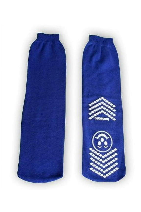 2 Pack Bariatric Non Skid  Slipper Sock (XXXL Royal Blue)