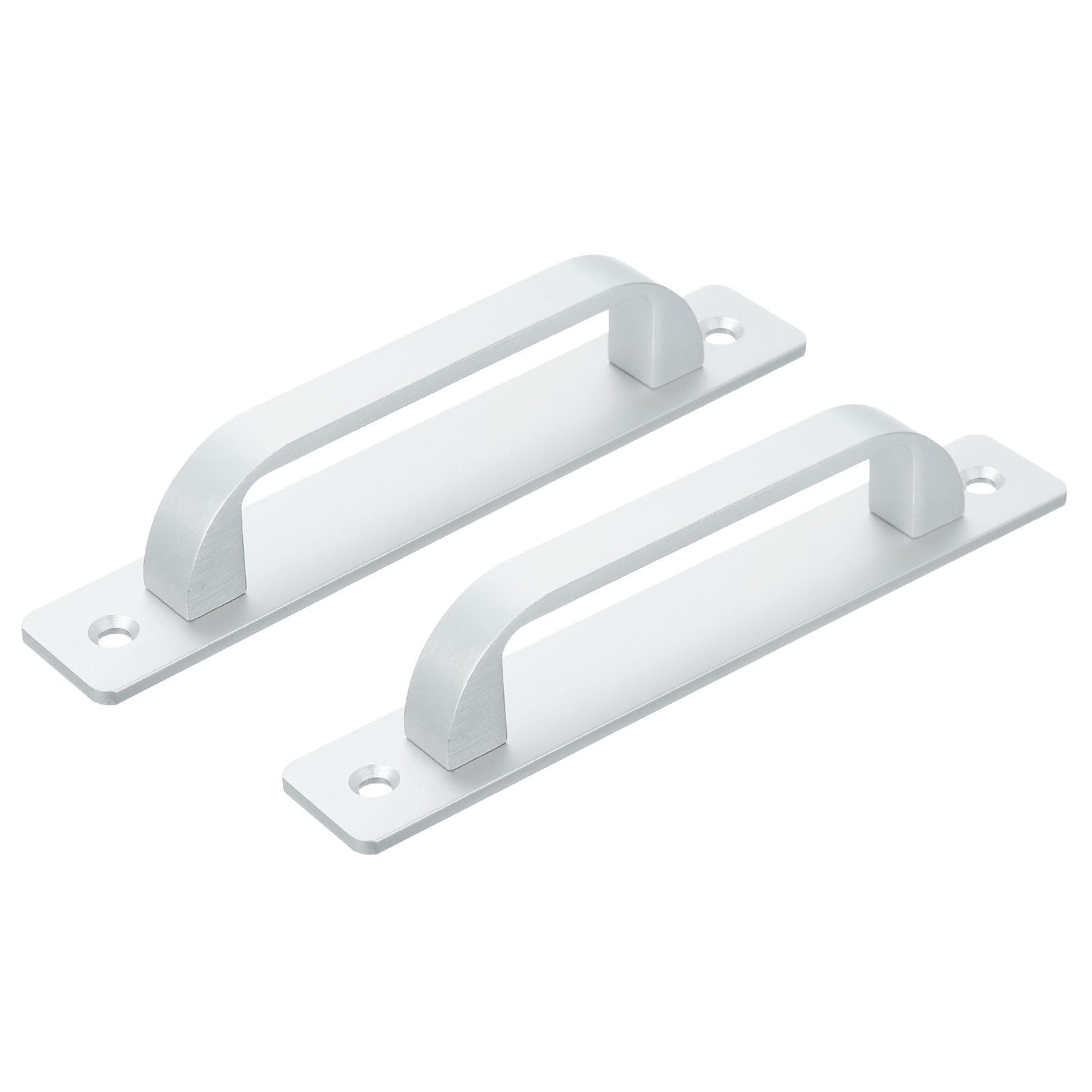 2-Pack 5.79" Barn Door Handles – Heavy Duty Aluminum Alloy Pull Plate With Screws, For Sliding Doors, Wardrobes, Cabinets