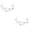 thumbnail image 1 of 2 Pack Barrettes Girls Hair Accessories Wedding Decor Miss Bride Silver, 1 of 8