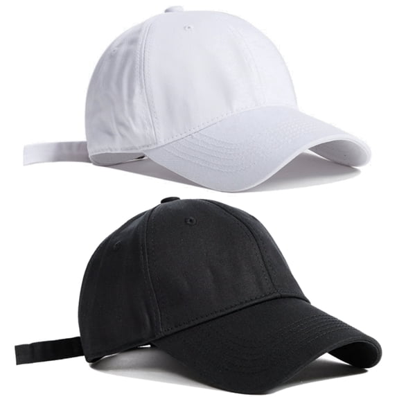 2 Pack Baseball Cap Hat for Men & Women, Adjustable Cotton Dad Hat for Running, Sports, Outdoor Activities, Unisex One Size