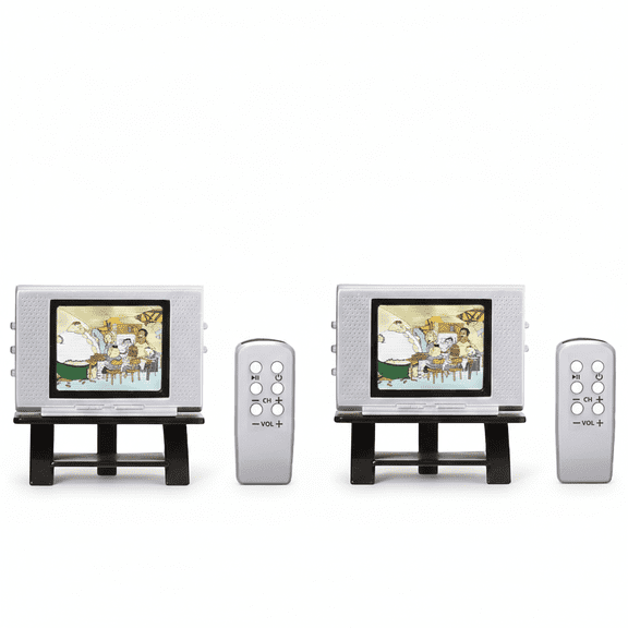 2 Pack Basic Fun!, Real Working TV with Remote Electronic Learning Systems, Family Guy Edition
