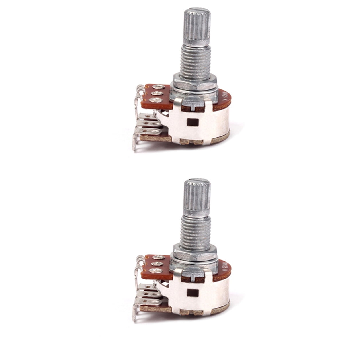 2 Pack Bass Guitar Guitars Bunked Volume Control Tone Potentiometer Volume Potentiometer MN25K