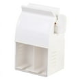 thumbnail image 1 of 2 Pack Bathroom Wall Mounted Toothpaste Dispenser Toothpaste Squeezer for Kids and Adults Adult Kids Toothbrush Holder Toothbrush Organizer Lazy Toothpaste Toothbrush Holder, 1 of 7