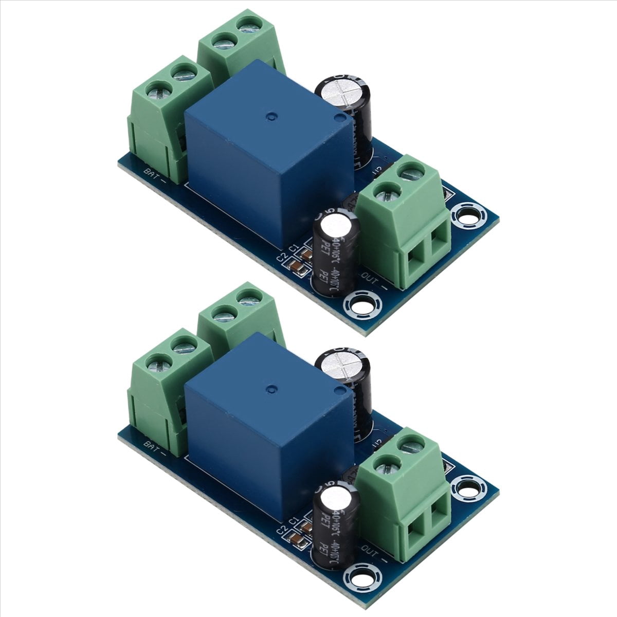 2 Pack Battery Charging Protection Module Power Failure Automatic ...