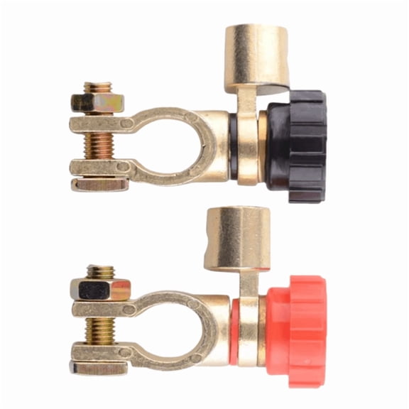 2-Pack Battery Master Disconnect Switch - Quick Cut-off Power Isolator for Car, RV, Boat & Vehicle Storage