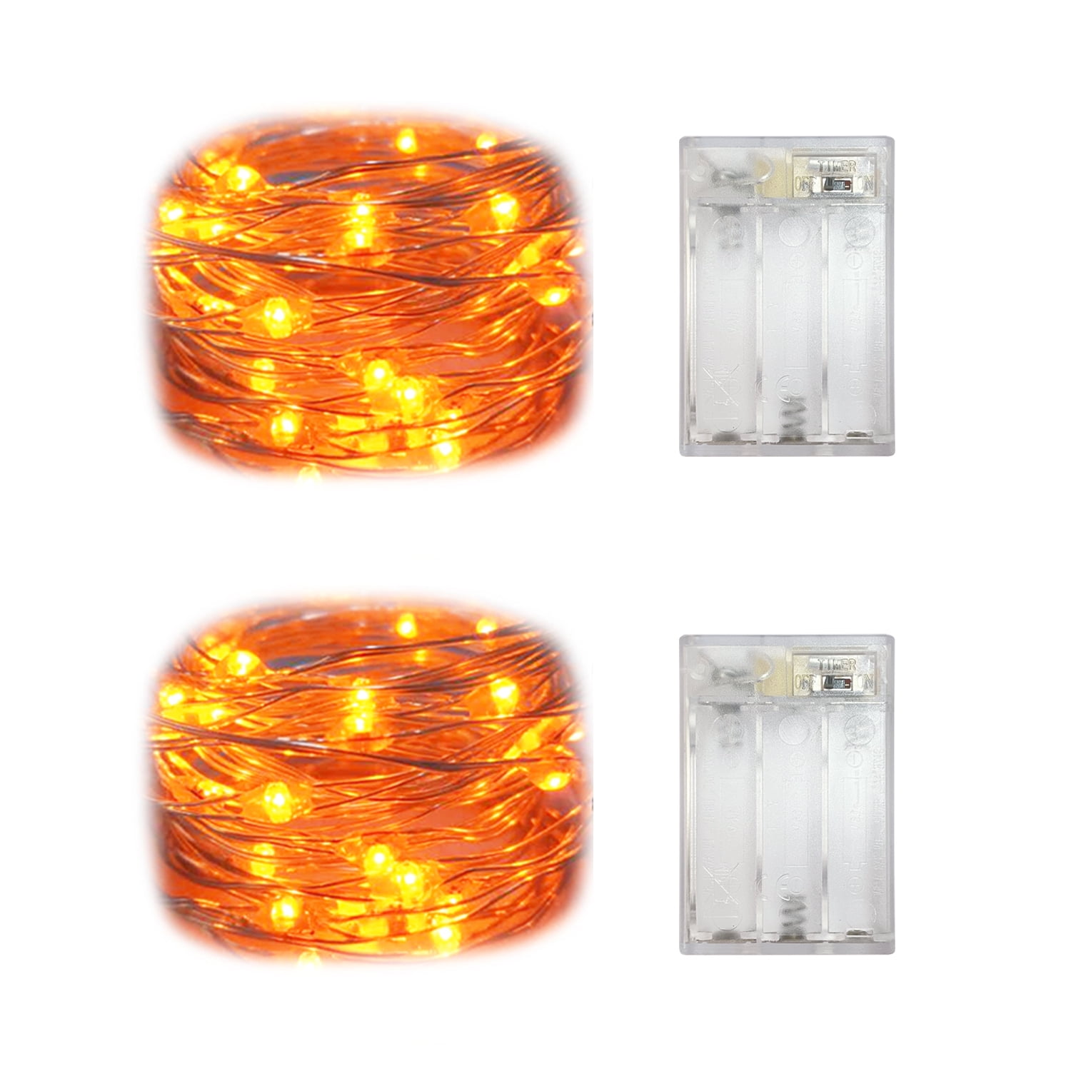 2 Pack Battery Operated Mini Light,Indoor Led Fairy Light with Timer 6