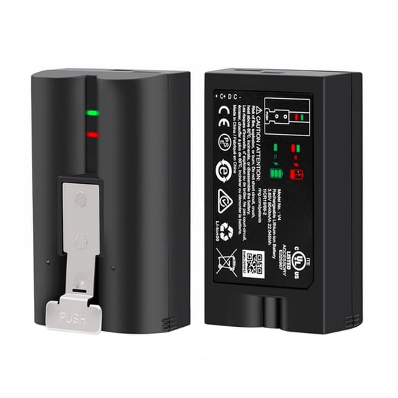2 Pack Battery V4 For R-ing Video Doorbell 2 3 Plus 4, Spotlight Cam,Stick UP Cam, Battery Doorbell Plus/Pro 6040mAh