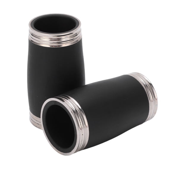 2 Pack Bb Clarinet Barrel Replacement 58mm Pitch Pipe Tuning Tubes for Woodwind Instrument
