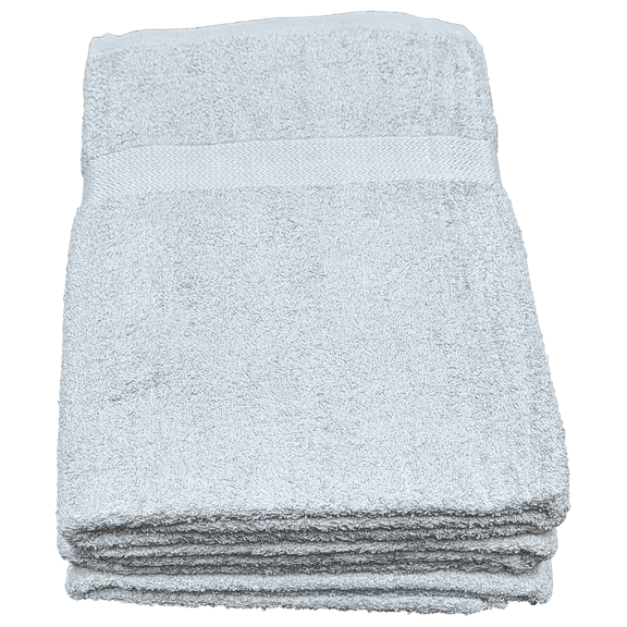 2 Pack Beach Pool Spa Towels Solid Porcelain Blue 100% Cotton 36 in x 68 in