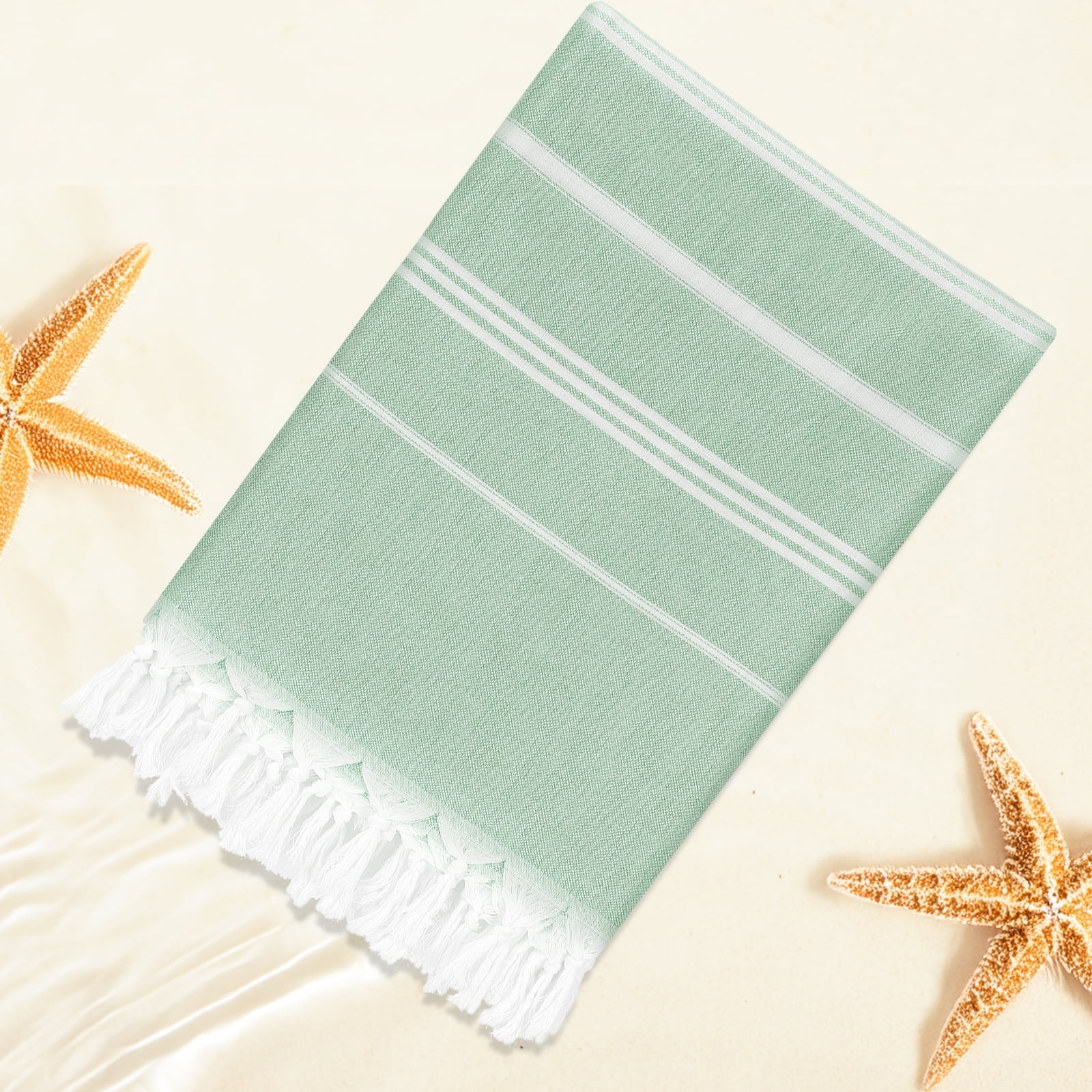 2-Pack Beach Towels - 40"x70" Oversized Quick-Dry, Sand-Free & Lightweight Towels for Travel, Camping, Beach & Pool