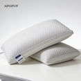 thumbnail image 1 of AFGFUF 2-Pack Bean 3D Pillow (29.13" x 18.9") - All-Season, Breathable and Supportive, 1 of 7