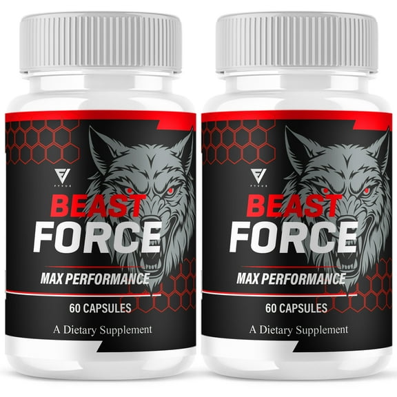 (2 Pack) Beast Force Pills BeastForce Maximum Performance Formula (120 Capsules)