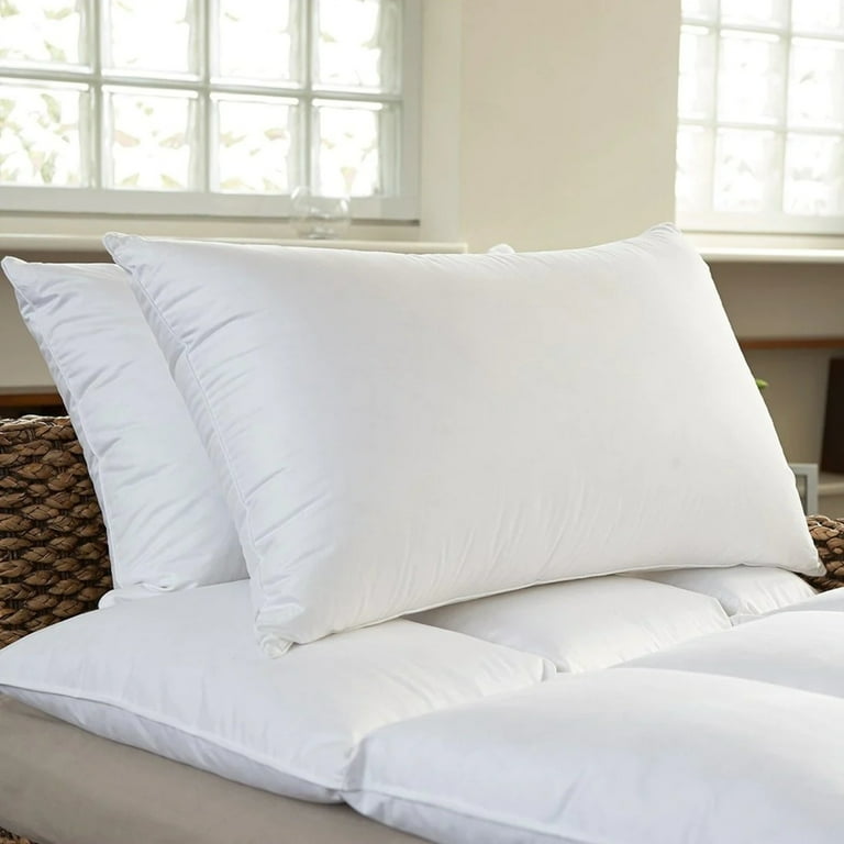 100 duck top feather pillows