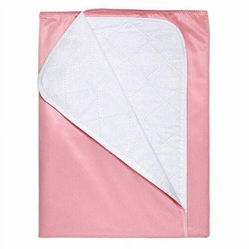 2 Pack Bed Pad Reusable Incontinence Underpad 34 x 36 - Light Pink