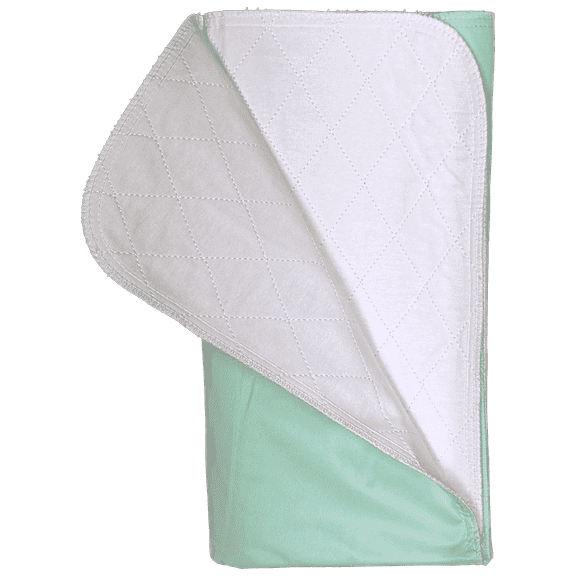 2 Pack Bed Pad Reusable Incontinence Underpads 36 x 34 Green