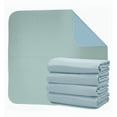 thumbnail image 1 of 2 Pack Bed Pad Reusable Incontinence Underpads 34 x 36 Blue/Green, 1 of 8