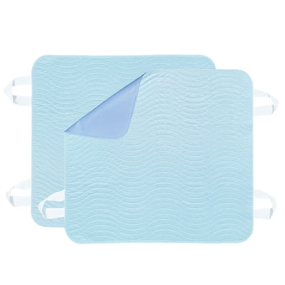 2 Pack Bed Pads for Incontinence Positioning Bed Pad with Handles for Lift and Transfer Reusable Waterproof Bed Pads
