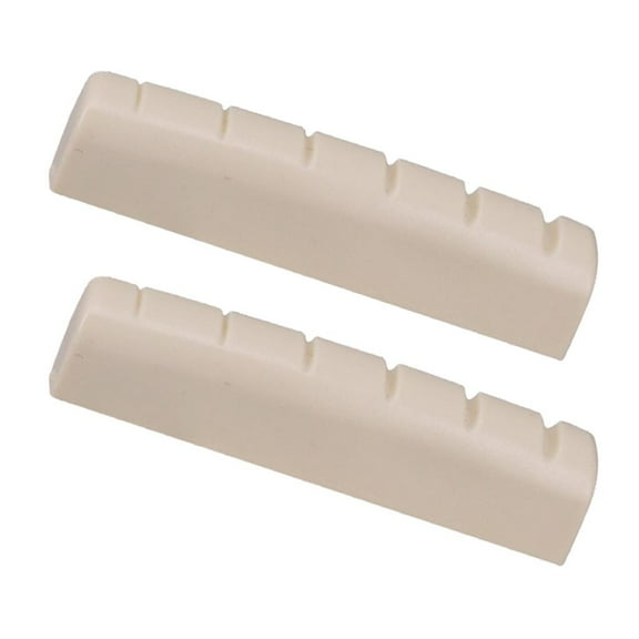 2 Pack Beige Guitar Nut For Right Handed Acoustic Folk Guitar 44x6x9.8-9mm
