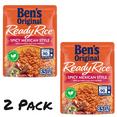 thumbnail image 1 of ( 2 Pack ) Ben's Original Ready Rice Spicy Mexican, With JalaPeno and Chili Peppers, 8.5 oz Pouch, 1 of 6