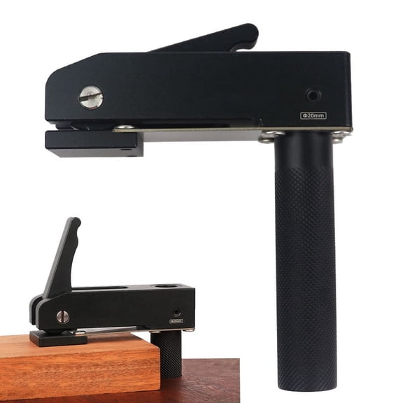 2 Pack Bench Holdfast Woodworking Tools, 20mm Desktop Quick Acting Hold Down Clamp Adjustable Fast Fixed Clip